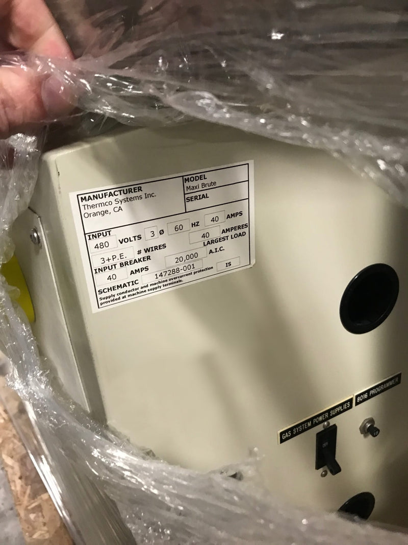 Thermco Maxi Brute Brute Furnace