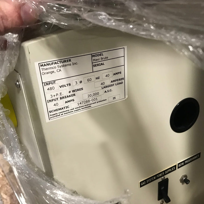 Thermco Maxi Brute Brute Furnace