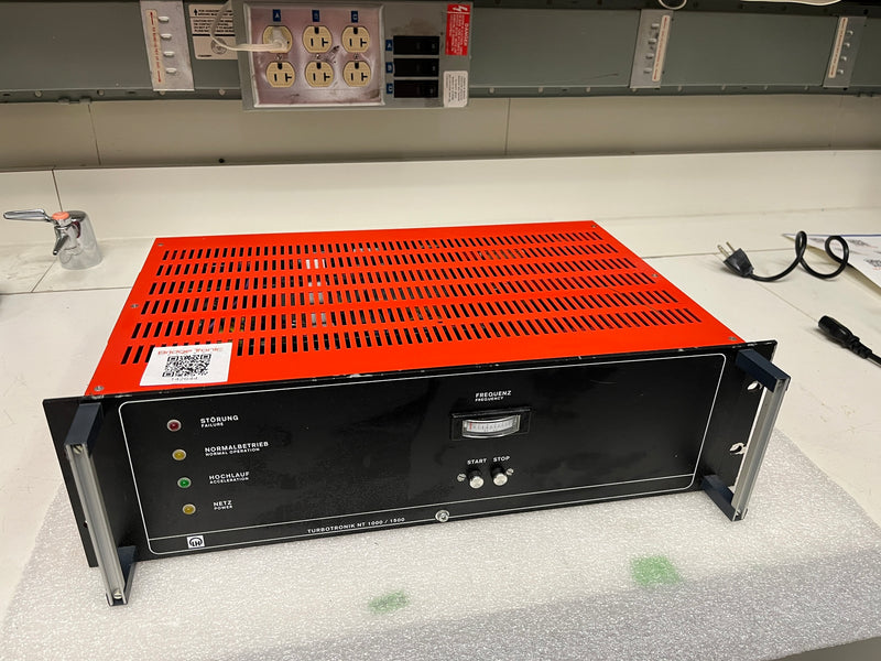 Leybold Turbotronik NT 1000 / 1500 Turbomolecular Pump Controller / Power Supply Unit