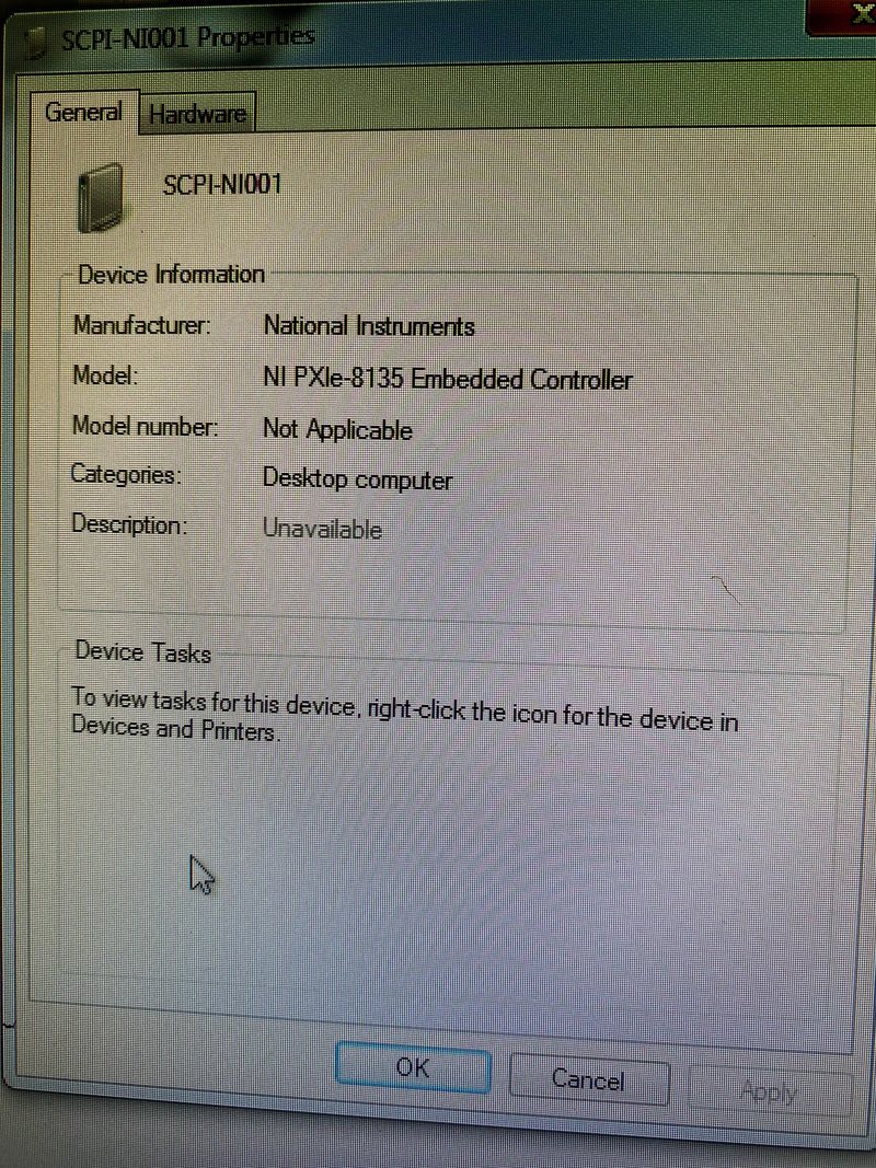 National Instruments NI PXIe 8135 Embedded Controller