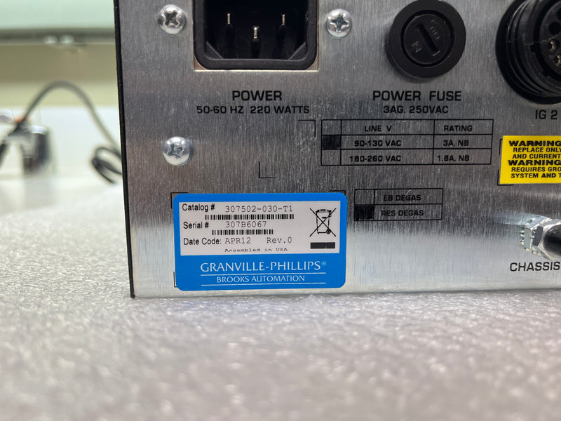Granville Phillips 307 Vacuum Gauge Controller