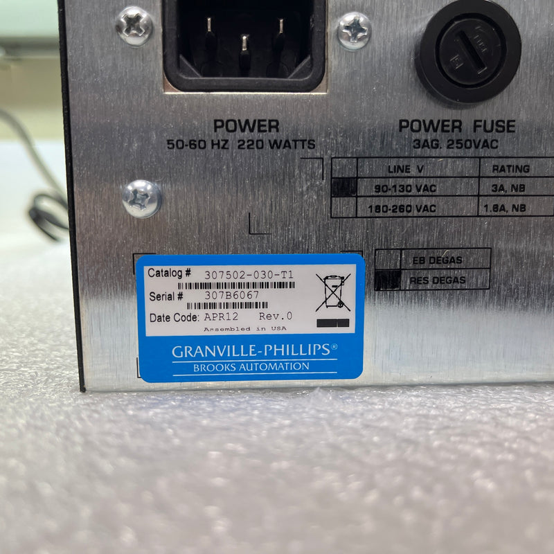 Granville Phillips 307 Vacuum Gauge Controller