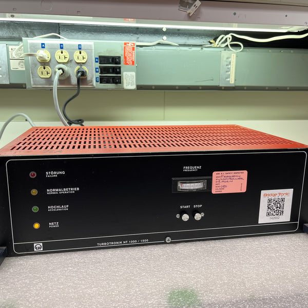 Leybold Turbotronik NT 1000 / 1500 Turbomolecular Pump Controller / Power Supply Unit