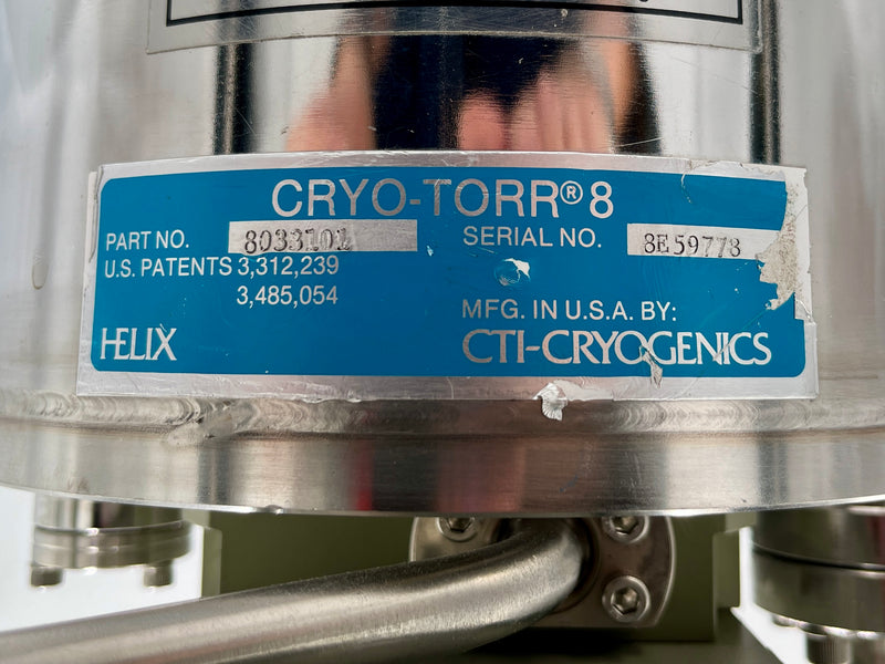 CTI Helix Cryo-Torr 8 High Vacuum Pump