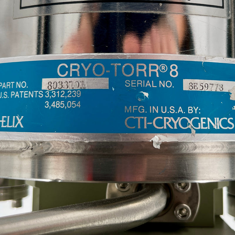 CTI Helix Cryo-Torr 8 High Vacuum Pump