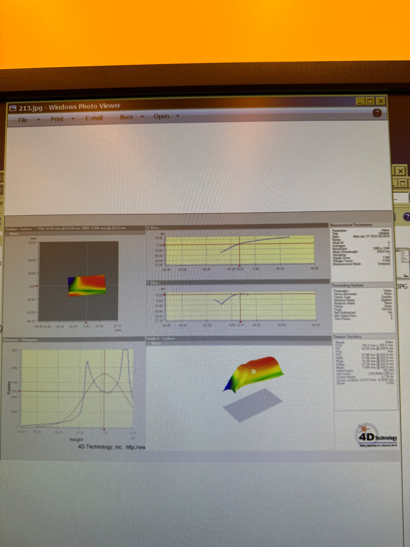 4D Technology Accufiz H 150 S Interferometer