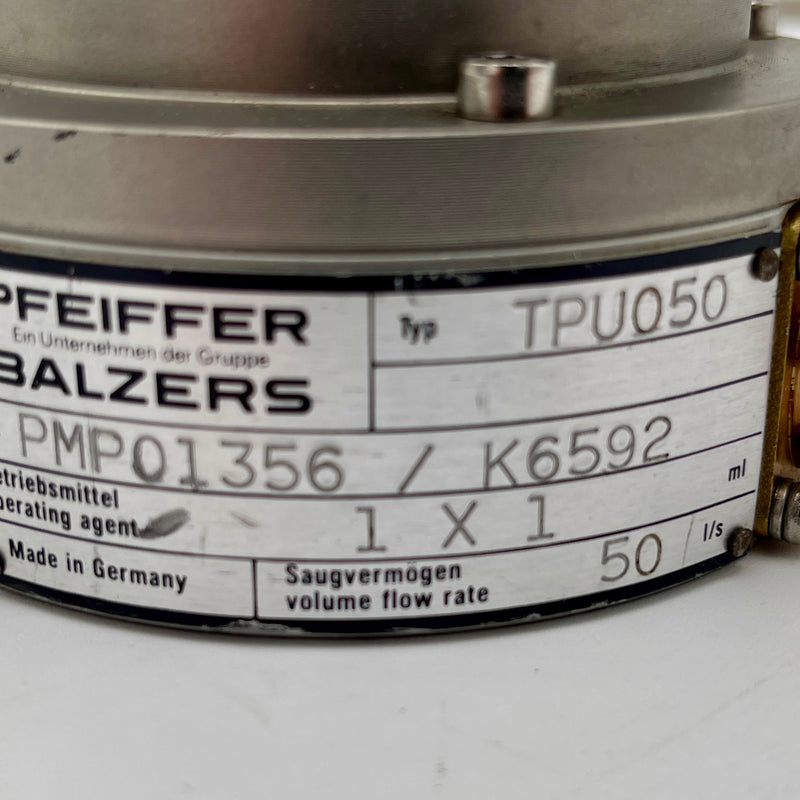 Pfeiffer TPU 050 Turbomolecular Vacuum Pump