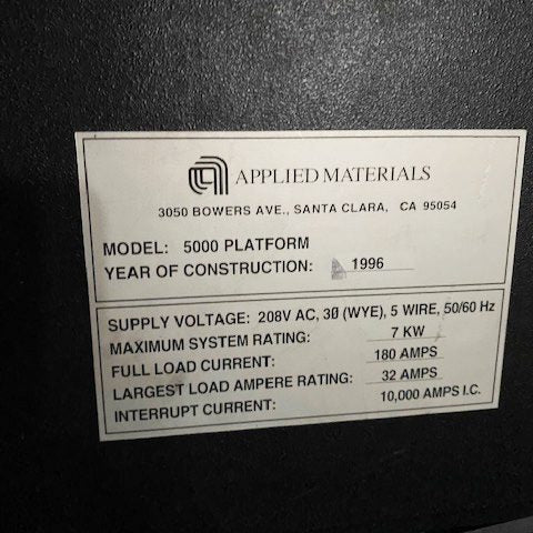 Applied Materials P 5000 CVD (Chemical Vapor Deposition)