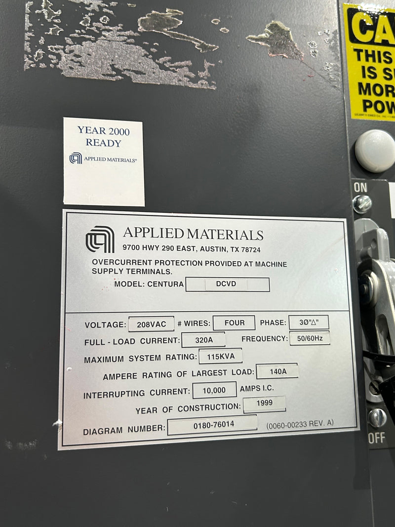Applied Materials Centura DxZ CVD (Chemical Vapor Deposition)