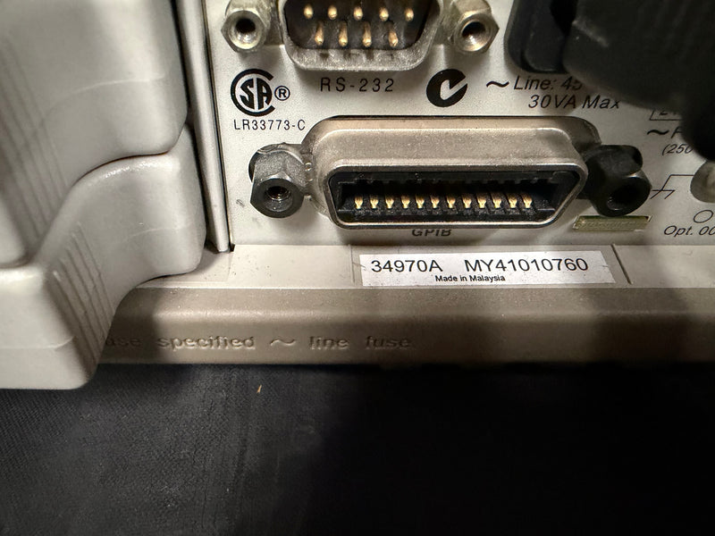 Agilent 34970 A Data Acquisition / Switch Unit