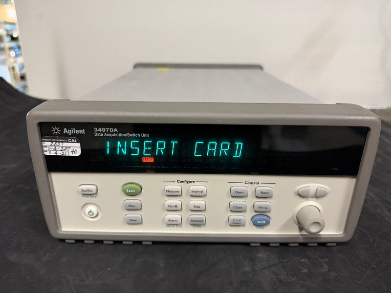 Agilent 34970 A Data Acquisition / Switch Unit