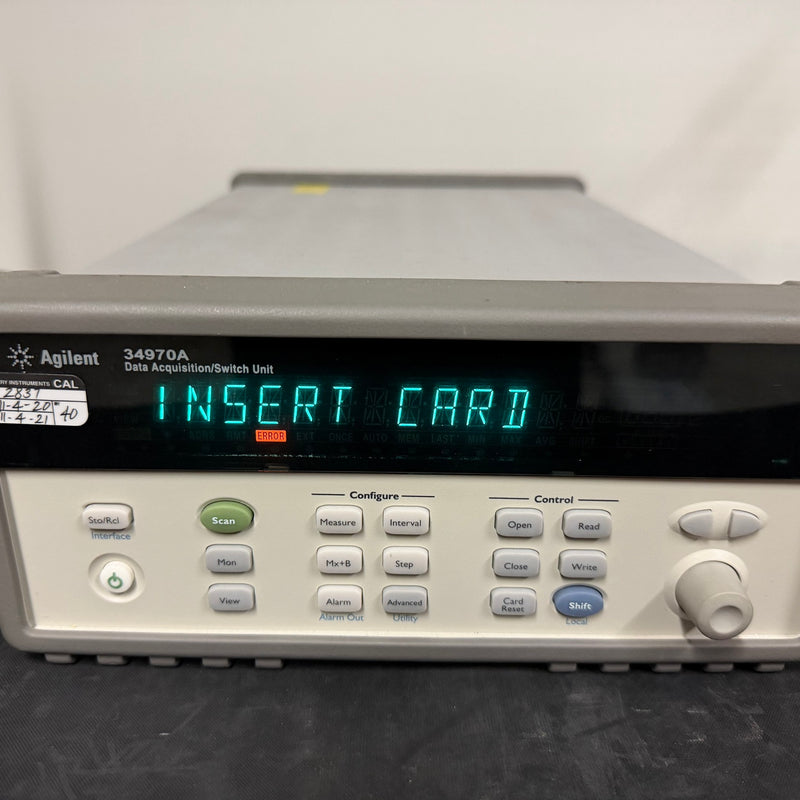 Agilent 34970 A Data Acquisition / Switch Unit