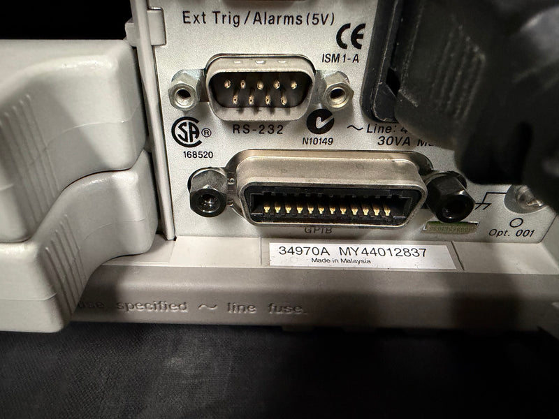 Agilent 34970 A Data Acquisition / Switch Unit