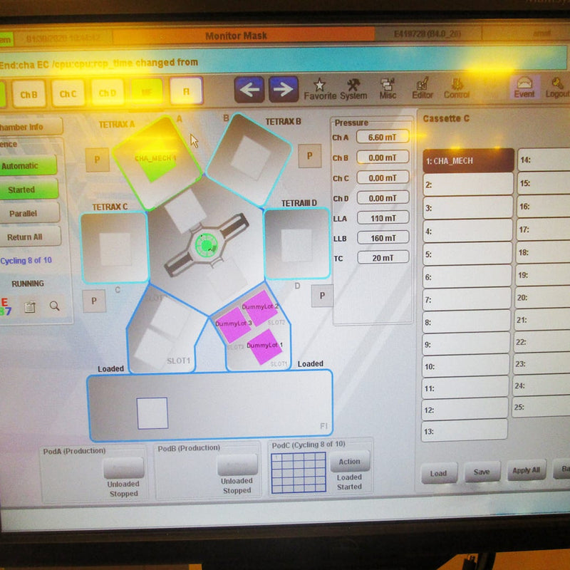 Applied Materials Tetra X Dry Etcher