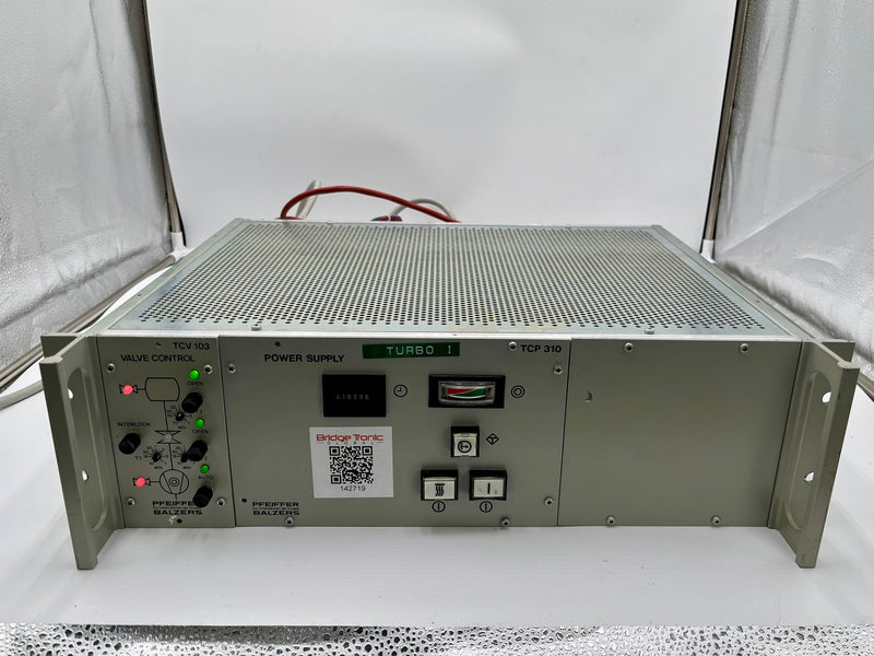 Balzers Pfeiffer TCP 310 Turbo Pump Power Supply