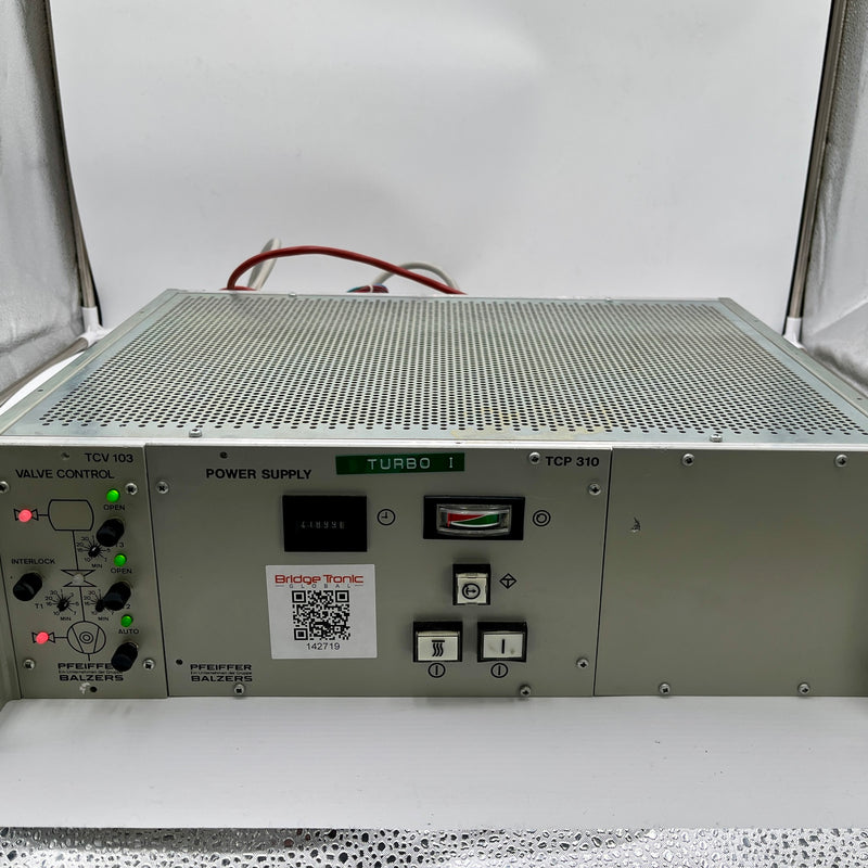 Balzers Pfeiffer TCP 310 Turbo Pump Power Supply