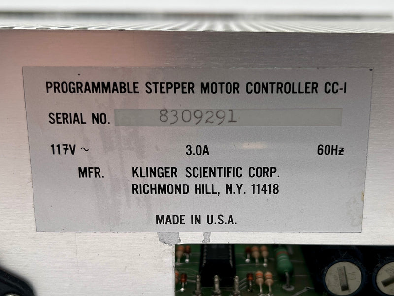 Klinger CC 1.1 Programmable Stepping Motor Controller