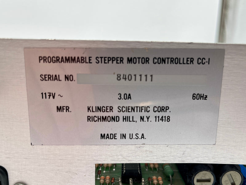 Klinger CC 1.1 Programmable Stepping Motor Controller