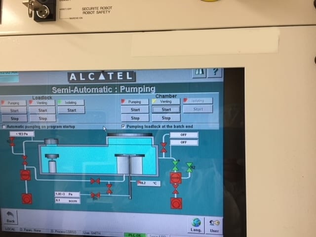 Pfeiffer / Alcatel 601 E DRIE (Deep Reactive Ion Etch)