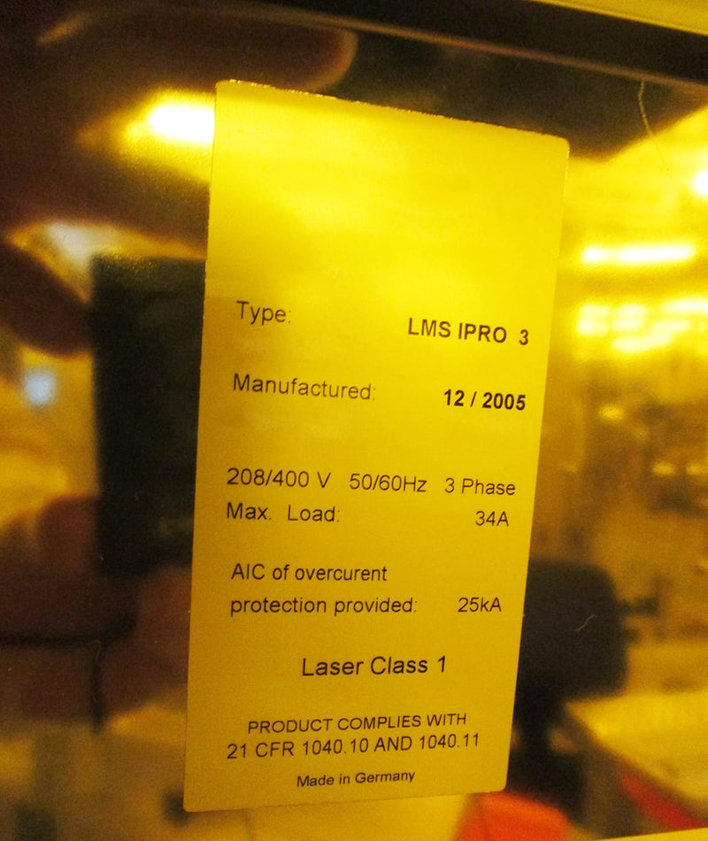 KLA / Vistec / Leica LMS IPRO 3