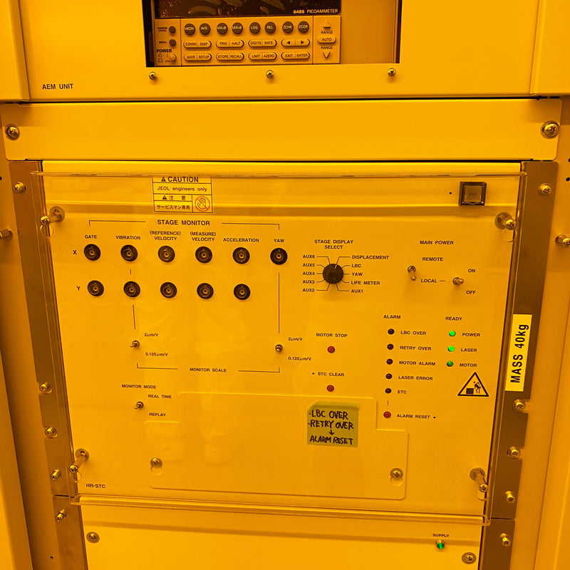 Jeol JBX 5500 FS E-Beam Direct Write Lithography