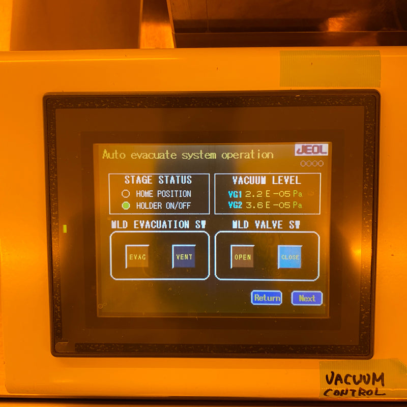 Jeol JBX 5500 FS E-Beam Direct Write Lithography