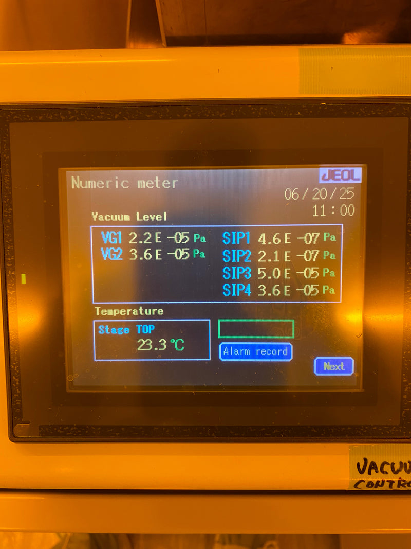 Jeol JBX 5500 FS E-Beam Direct Write Lithography