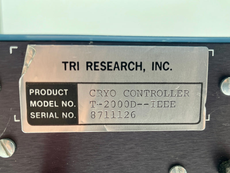Test Research Inc (TRI) T 2000 Cryo Controller