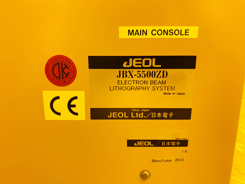 Jeol JBX 5500 FS E-Beam Direct Write Lithography