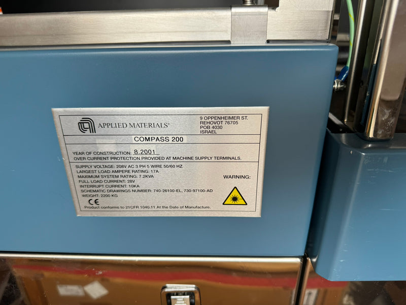 Applied Materials Compass 200 Wafer Inspection System