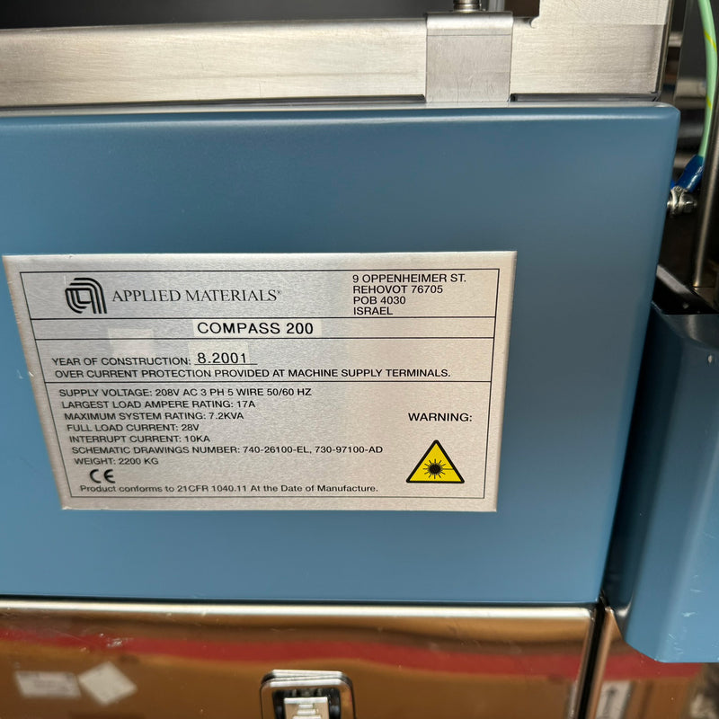 Applied Materials Compass 200 Wafer Inspection System