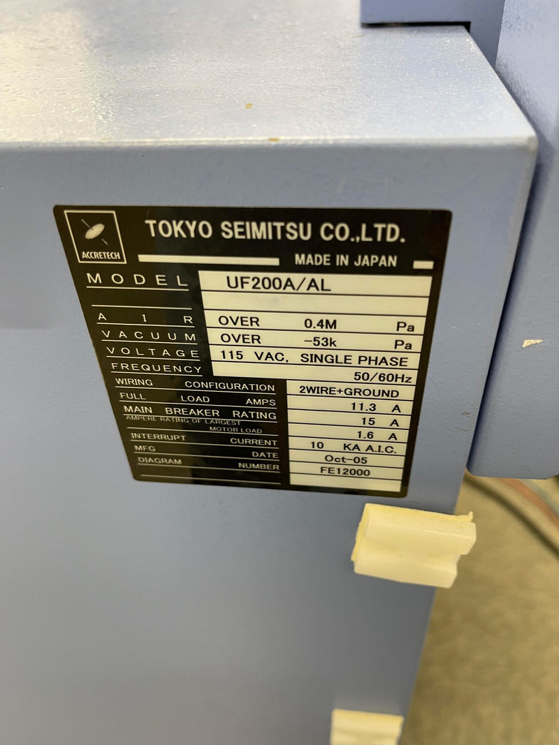 Accretech / TSK UF 200 A Automatic Wafer Prober