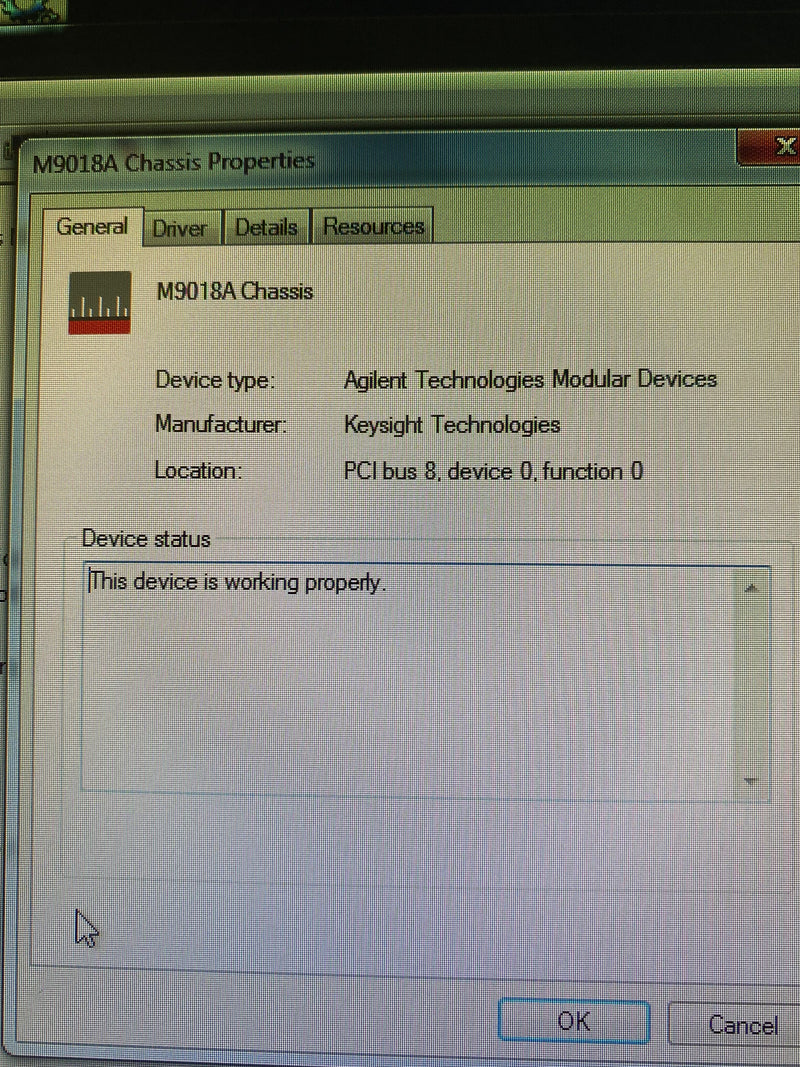 Keysight / Agilent M 9018 A Chassis