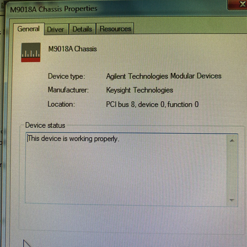 Keysight / Agilent M 9018 A Chassis