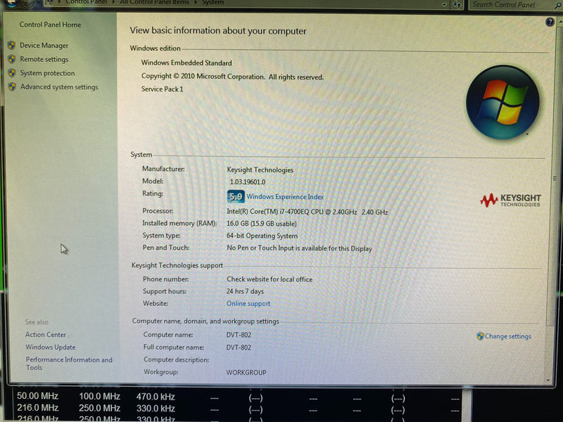 Keysight / Agilent M 9037 A PXIe Embedded Controller