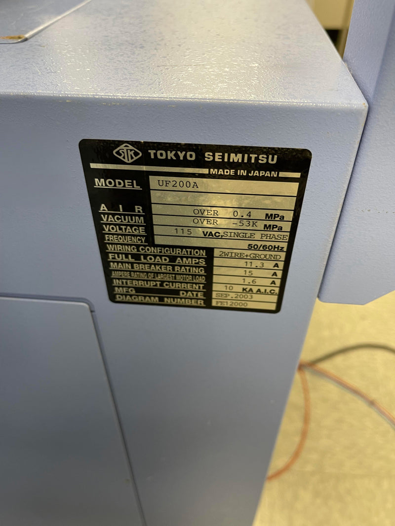 Accretech / TSK UF 200 A Automatic Wafer Prober
