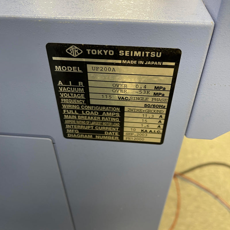 Accretech / TSK UF 200 A Automatic Wafer Prober