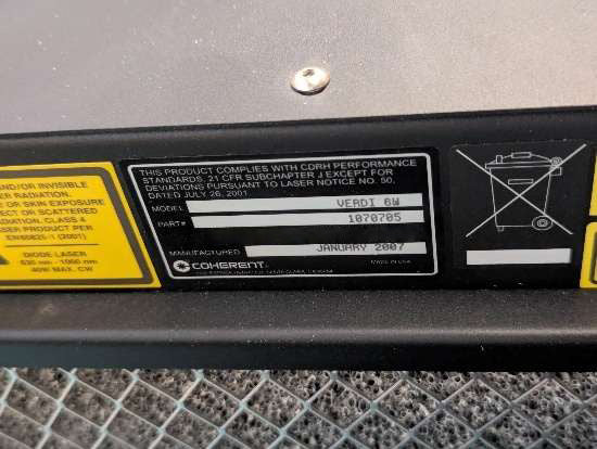 Coherent Mira 900 Ti Sapphire Laser