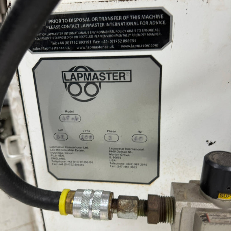 Lapmaster 48 Optical Polisher