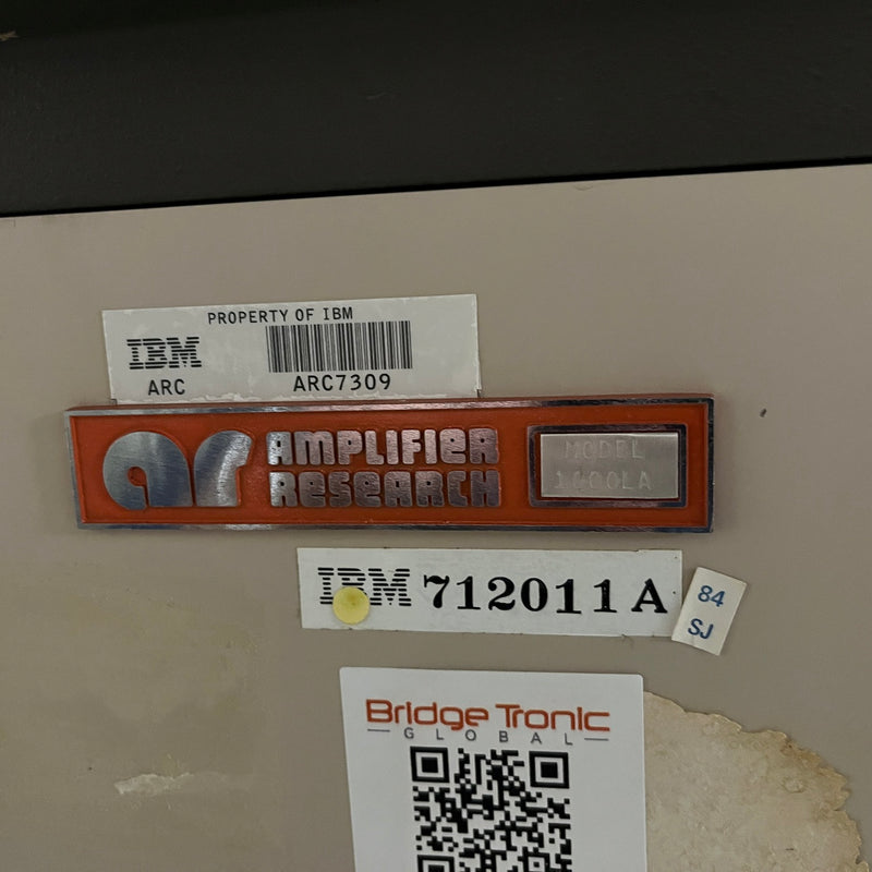 Amplifier Research 1000 LA RF Amplifier