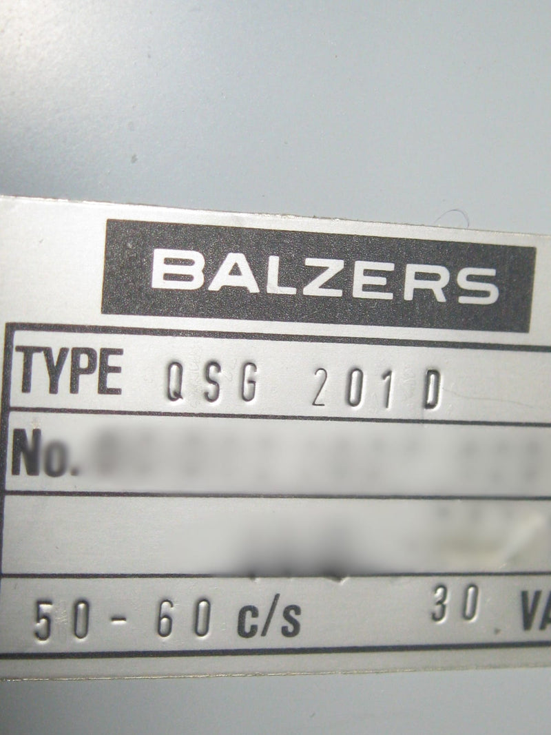 Oerlikon Balzers BAE 301 Freeze Fracture Machine