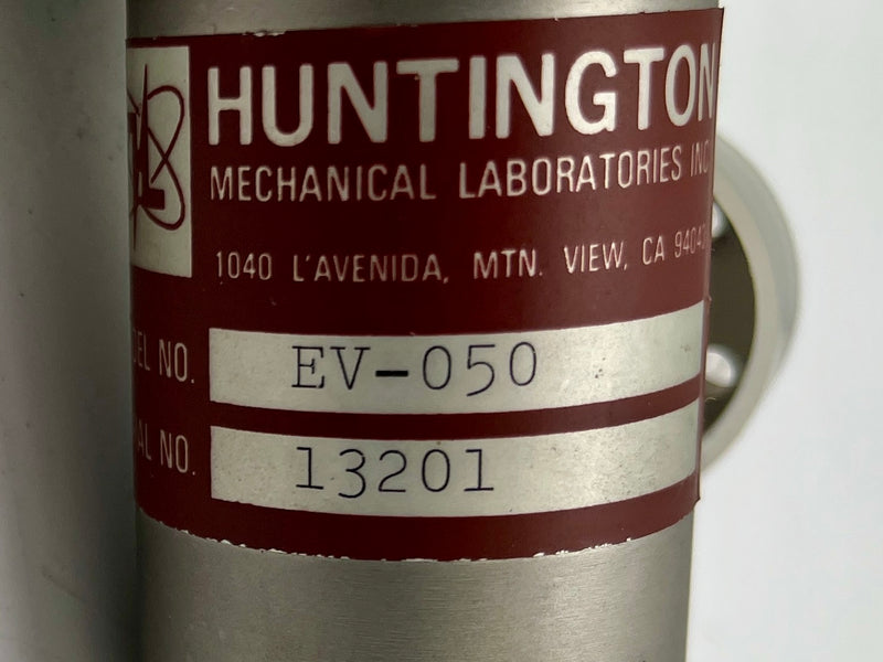 Huntington EV 050 Pneumatic Vacuum Valve