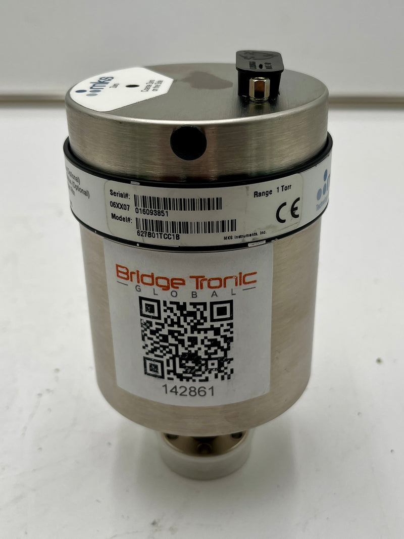 MKS Baratron 627 VOTTCC 1 B Vacuum Pressure Transducer