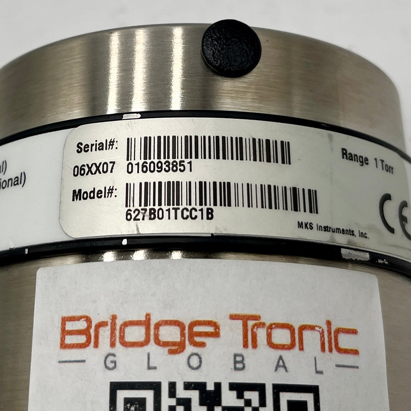 MKS Baratron 627 VOTTCC 1 B Vacuum Pressure Transducer