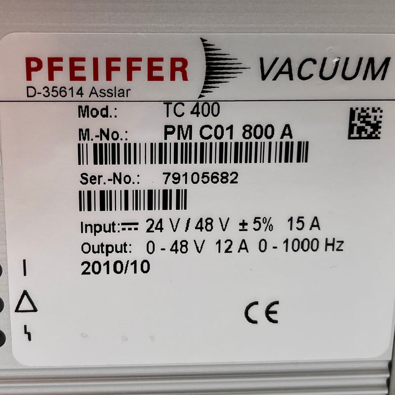 Pfeiffer HiPace 300 Turbomolecular Vacuum Pump System