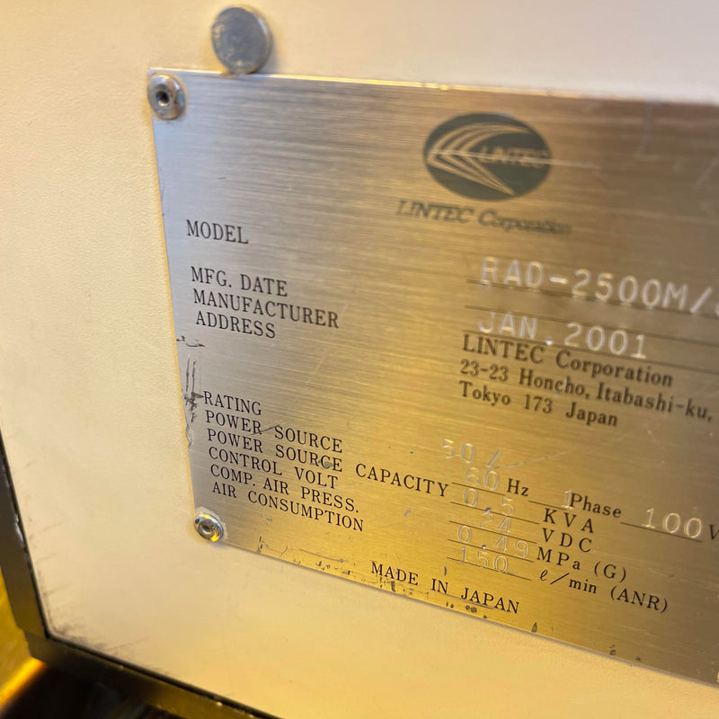 Lintec RAD 2500 M Saw Mounter
