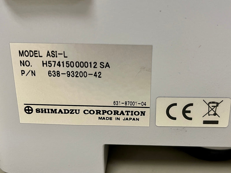 Shimadzu TOC L CSH Carbon Analyzer