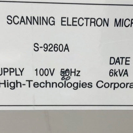 Hitachi S 9260 A CD-SEM (Critical Dimension Scanning Electron Microscope)