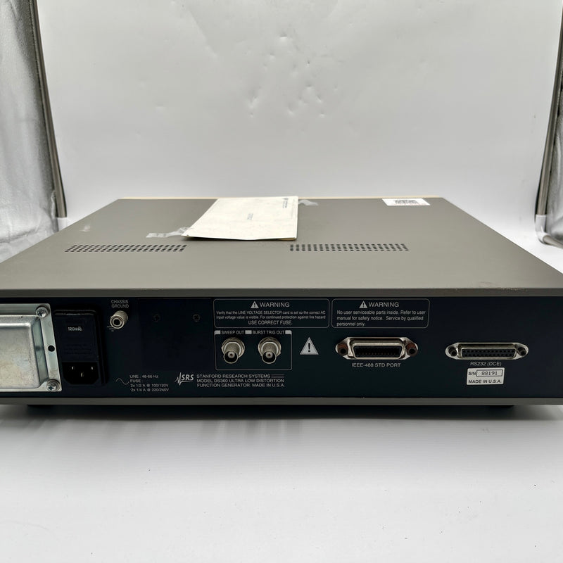 Stanford Research Systems (SRS) DS 360 Ultra Low Distortion Function Generator