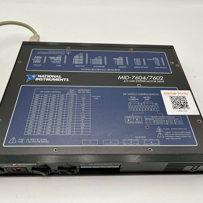 National Instruments MID 7604/7602 4/2 Axis Stepper Motor Drive